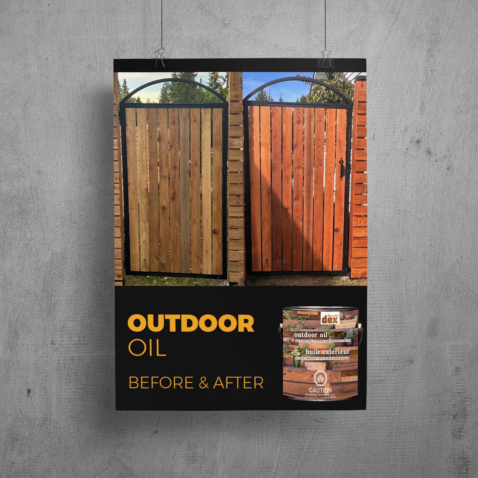 DEX Outdoor Oil <br>Side Gate