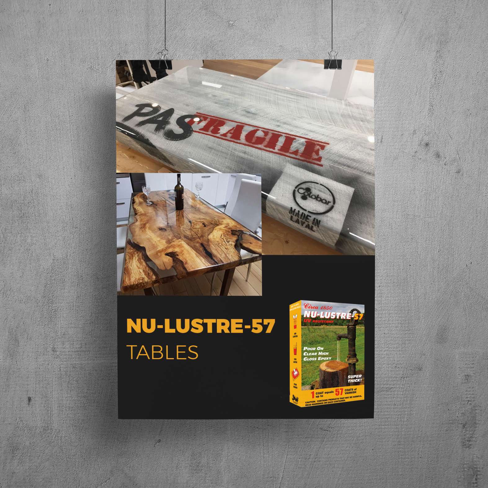 NU-LUSTRE-57 Tables