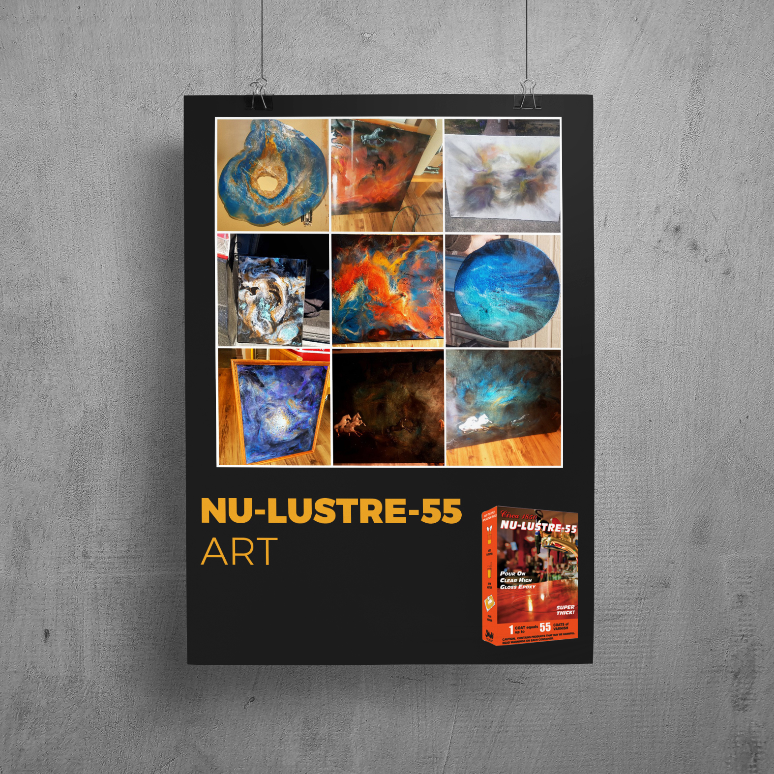 NU-LUSTRE-55 Art Objects